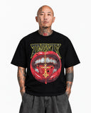 T-shirt Lips 20 Black