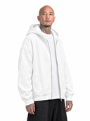 Felpa Zip Corrad White