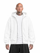 Felpa Zip Corrad White
