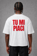 T-Shirt Tu Mi Piaci White/Red