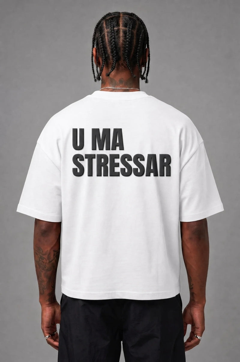 T-Shirt U Ma Stressar White Black
