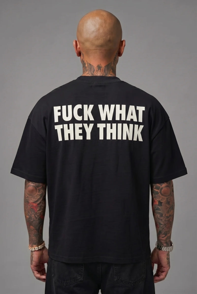T-Shirt F**k Think Black