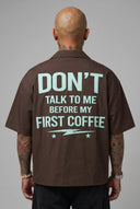 Camicia Don't Talk Coffee