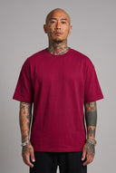 T-Shirt Filo Di Scozia Bordeaux