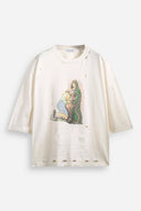 T-shirt Minimal Holy Mother Cream