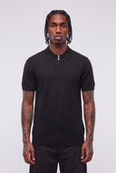 Polo Maglina Zip Black