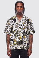 Camicia Flowers Green