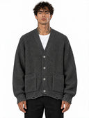 Cardigan Minimal Piombo
