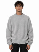 Maglione Minimal Basic Grey