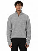 Maglione MInimal Zip Grey