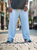 Pantalone Tuta Palazzo Old Grey