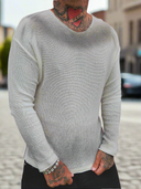 Maglia Girocollo Diaz White Fumè