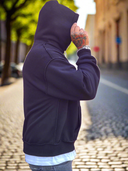 Felpa Reverse Black
