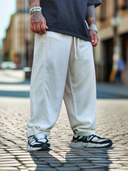 Pantalone Lino Japan Cream