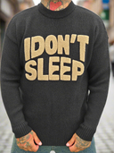 Maglione Don't Sleep Black