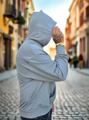 Felpa Boxy Fit Piombo