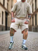 Completo Morata Beige 2 pezzi t-shirt + bermuda