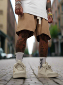Bermuda Tuta Short Camel