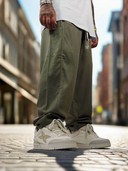Pantalone Lino Japan Green