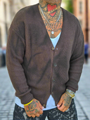 Cardigan Fumè Brown