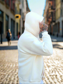 Felpa Boxy Felpata Cream