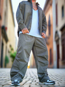 Completo Evrà Military Green 2 pezzi giacca + pantalone