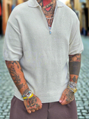 Polo Zip Cream