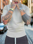 T-Shirt Maglina Girocollo Beige