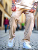 Pantalone Cargo Elegant Beige