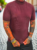 T-Shirt Maglina Girocollo Coffee