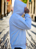 Felpa Boxy Grey