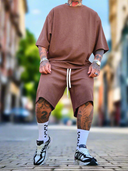 Completo Niang Brown 2 pezzi t-shirt + bermuda