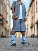 Completo Bali Grey 2 pezzi camicia + bermuda