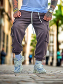 Pantalone Cargo Adly Coffee
