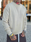 Maglione Girocollo Sabbia