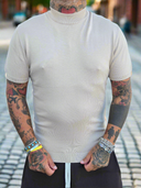 T-Shirt Maglina Girocollo Beige