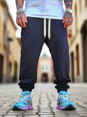 Pantalone Tuta Garzato Black