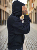 Felpa Boxy Fit Black
