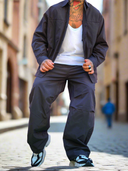 Completo Evrà Black 2 pezzi camicia + pantalone
