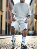 Completo Reijnders White 2 pezzi t-shirt + bermuda