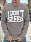 Maglione Don't Sleep Brown