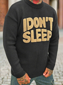 Maglione Don't Sleep Black