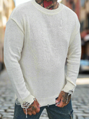 Maglione Strappato Cream