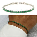 Bracciale Tennis Verde 3 mm