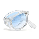 Occhiali Noon Pieghevole Transparent Blue Fumè