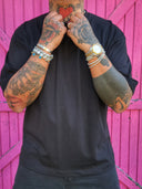 T-Shirt Teddy Military Black