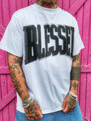 T-Shirt Blessed White