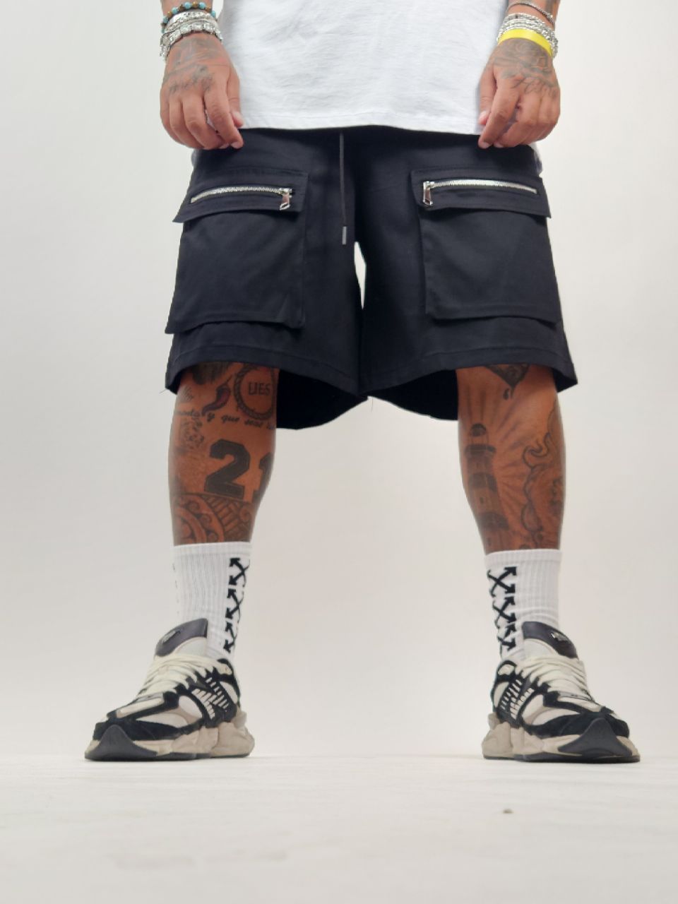 Bermuda Panama Zip Black