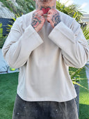 T-Shirt Big Over Plus Beige