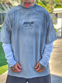 T-Shirt Raglan Curse Fumè Grey